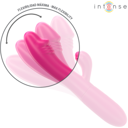 ivy vibrateur flexible 10 vibrations avec langue stimulante rose
