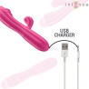 ivy vibrateur flexible 10 vibrations avec langue stimulante rose