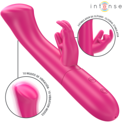 julieta vibrateur rabbit 18,6 cm 10 vibrations rose