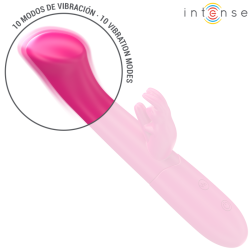 julieta vibrateur rabbit 18,6 cm 10 vibrations rose