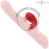 lele vibrateur multifonction rotatif & oscillant & stimulant rouge