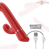 lele vibrateur multifonction rotatif & oscillant & stimulant rouge