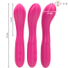 lisette vibrateur 19 cm souple 10 vibrations rose