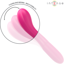 lisette vibrateur 19 cm souple 10 vibrations rose
