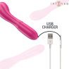 lisette vibrateur 19 cm souple 10 vibrations rose