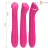 paty vibrateur 19 cm flexible 10 vibrations modèle 2 rose