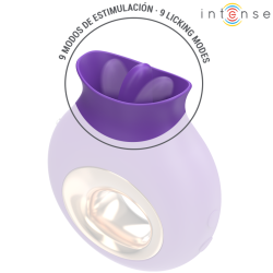 tuli stimulateur clitoris 9 vibrations & 9 oscillations violet