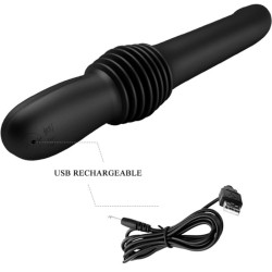 vibrateur pazuzu 3 modes de poussée noir