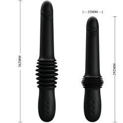 vibrateur pazuzu 3 modes de poussée noir