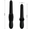 vibrateur pazuzu 3 modes de poussée noir