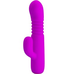 vibrateur leopold 4 vibrations 4 modes de poussée violet