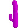 vibrateur leopold 4 vibrations 4 modes de poussée violet