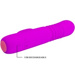 vibrateur leopold 4 vibrations 4 modes de poussée violet
