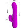 vibrateur leopold 4 vibrations 4 modes de poussée violet