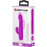 vibrateur leopold 4 vibrations 4 modes de poussée violet