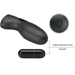 alan vibrateur de doigts en silicone noir