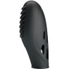 vibrateur doigt en silicone gilo noir