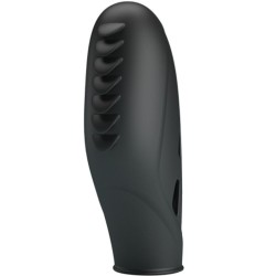 vibrateur doigt en silicone gilo noir