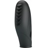 vibrateur doigt en silicone gilo noir
