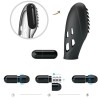 vibrateur doigt en silicone gilo noir