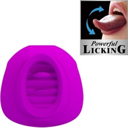 stimulateur de clitoris estelle tongue 12 vibrations violet