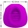 stimulateur de clitoris estelle tongue 12 vibrations violet