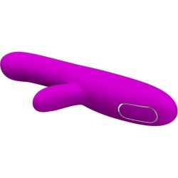 vibrateur multifonction angelique + stimulateur de clitoris violet