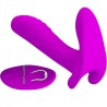 masseur & vibrateur 12 vibrations télécommande violet
