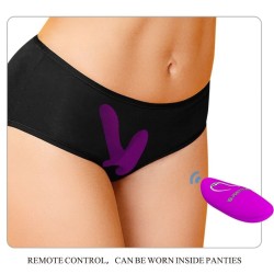 masseur & vibrateur 12 vibrations télécommande violet