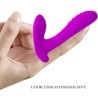 masseur & vibrateur 12 vibrations télécommande violet