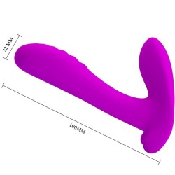 masseur & vibrateur 12 vibrations télécommande violet