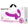 stimulateur double strap-on kelpie violet