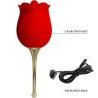 rose lover stimulateur de clitoris rose 12 vibrations rouge