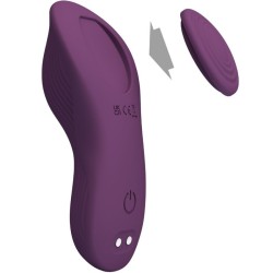mane lay on masseur de clitoris 10 vibrations télécommande violet
