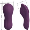 mane lay on masseur de clitoris 10 vibrations télécommande violet
