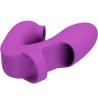 vibrateur de doigts athena avec stimulateur de clitoris violet