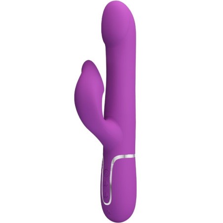 vibrateur et stimulateur multifonction 4 en 1 violet
