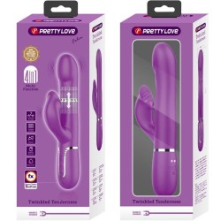 vibrateur et stimulateur multifonction 4 en 1 violet