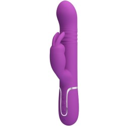 vibrateur lapin multifonction coale 4 en 1 violet