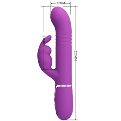 vibrateur lapin multifonction coale 4 en 1 violet