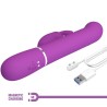 vibrateur lapin multifonction coale 4 en 1 violet