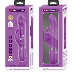 vibrateur lapin multifonction coale 4 en 1 violet