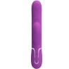 vibrateur lapin multifonction 3 en 1 perlita violet