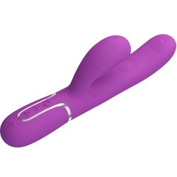 vibrateur lapin multifonction 3 en 1 perlita violet