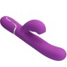 vibrateur lapin multifonction 3 en 1 perlita violet