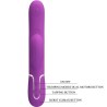 vibrateur lapin multifonction 3 en 1 perlita violet