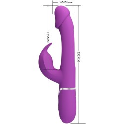 kampas vibrateur lapin multifonction 3 en 1 violet