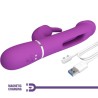 kampas vibrateur lapin multifonction 3 en 1 violet