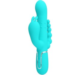 cammy 4 en 1 vibrateur multifonction tripple rabbit bleu