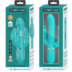 cammy 4 en 1 vibrateur multifonction tripple rabbit bleu
